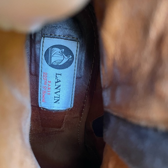 Lavin Paris Brown Wedge Boots - Picture 9 of 14